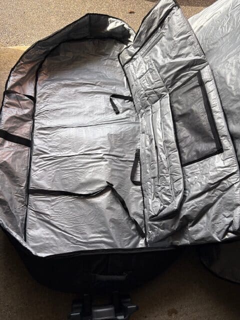 The KBC medium size travel bag empty